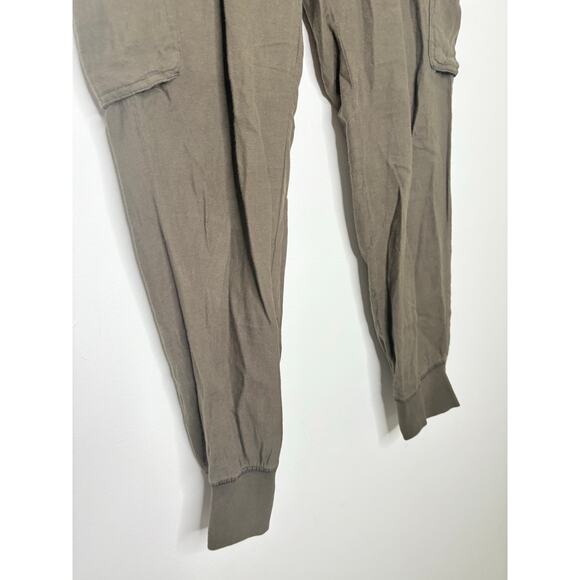 Aritzia Community Cargo Joggers Size Small Olive Green Utility Casual Cebu Pants - Picture 7 of 11